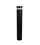 LED SOLAR BOLLARD BLK 1M(H) 3K 5K Switchable 236LM VBLBOS-015-4-CCT