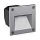 3W LED RECESSED WALL LT IP65 3K-SILVER OPEN FACE VBLWL-101A-3-3K