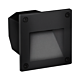 3W LED RECESSED WALL LT IP65 3K BLACK OPEN FACE VBLWL-101A-4-3K