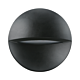 LED ROUND WALL LIGHT SURFACE MOUNT 3W BLACK 3K VBLWL-102-4-3K