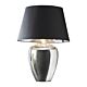 Manhattan Small Urn Ceramic Table Lamp Silver - KITZAF11173