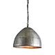 P51 Iron Riveted Dome Pendant Small Zinc - ZAF10309