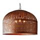 Esch Woven Iron Strips Pendant Extra Large Rust - ZAF10405