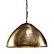 P51 Iron Riveted Dome Pendant Large Antique Brass - ZAF11044BR