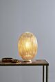 Costolette Medium Ribbed Glass Pod Pendant Light Champagne - ZAF11158