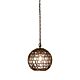 Mondrian 1 Light Pendant Small Antique Brass - ZAF11222