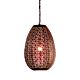 Sigma 1 Light Perforated Pod Pendant Medium Bronze - ZAF12074