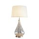 Lustre Teardrop Stone Effect Glass Table Lamp Clear - KITZAF14111