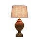 Amphora Turned Wood Urn Table Lamp Small Weather Barn - KITZAF14126