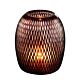 Belle Hand Cut Pod Art Glass Table Lamp Red - ZAF14155